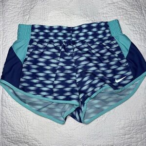 💜Nike Teal and Navy Dri-FIT Shorts